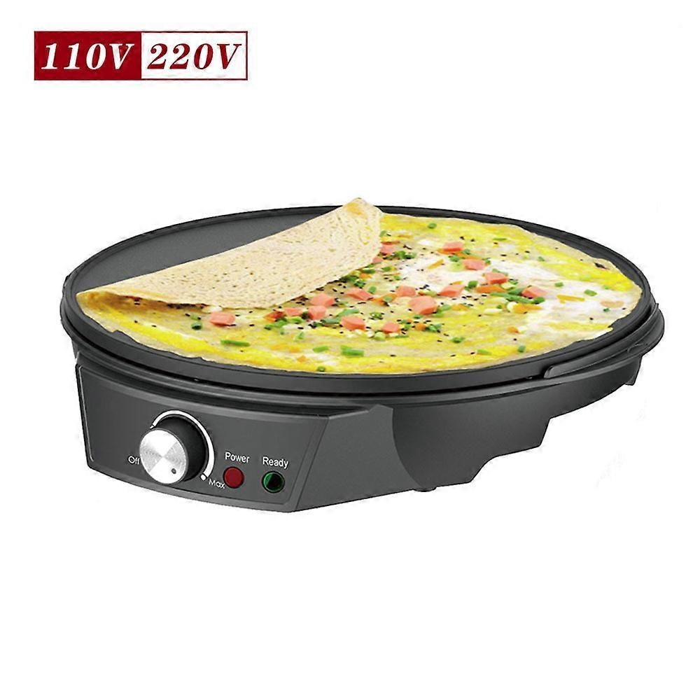Electric pancake pan small pancake making machine pancake frying pan spring pancake rolling machine  US Plug 110VV