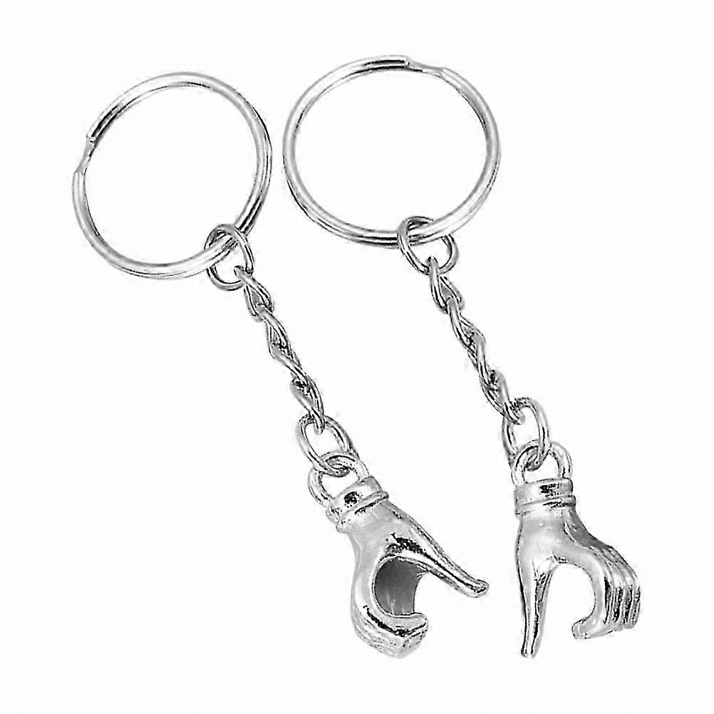 Heart-Shaped Keychains for Couples, Symbol of Love, Everyday Use, Durable Pair