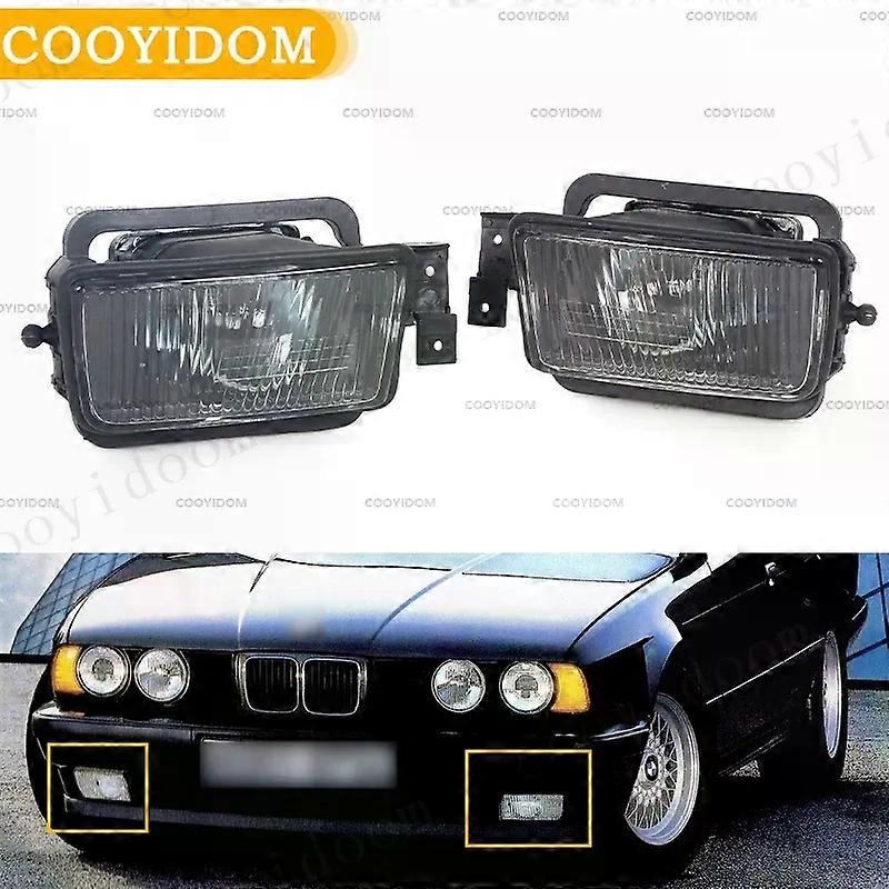 Apply Car Front Bumper Fog Light For BMW 5 Series E34 1988-1995 Fog Lights Headlights DRL Daytime Running Light Driving Light Lamp