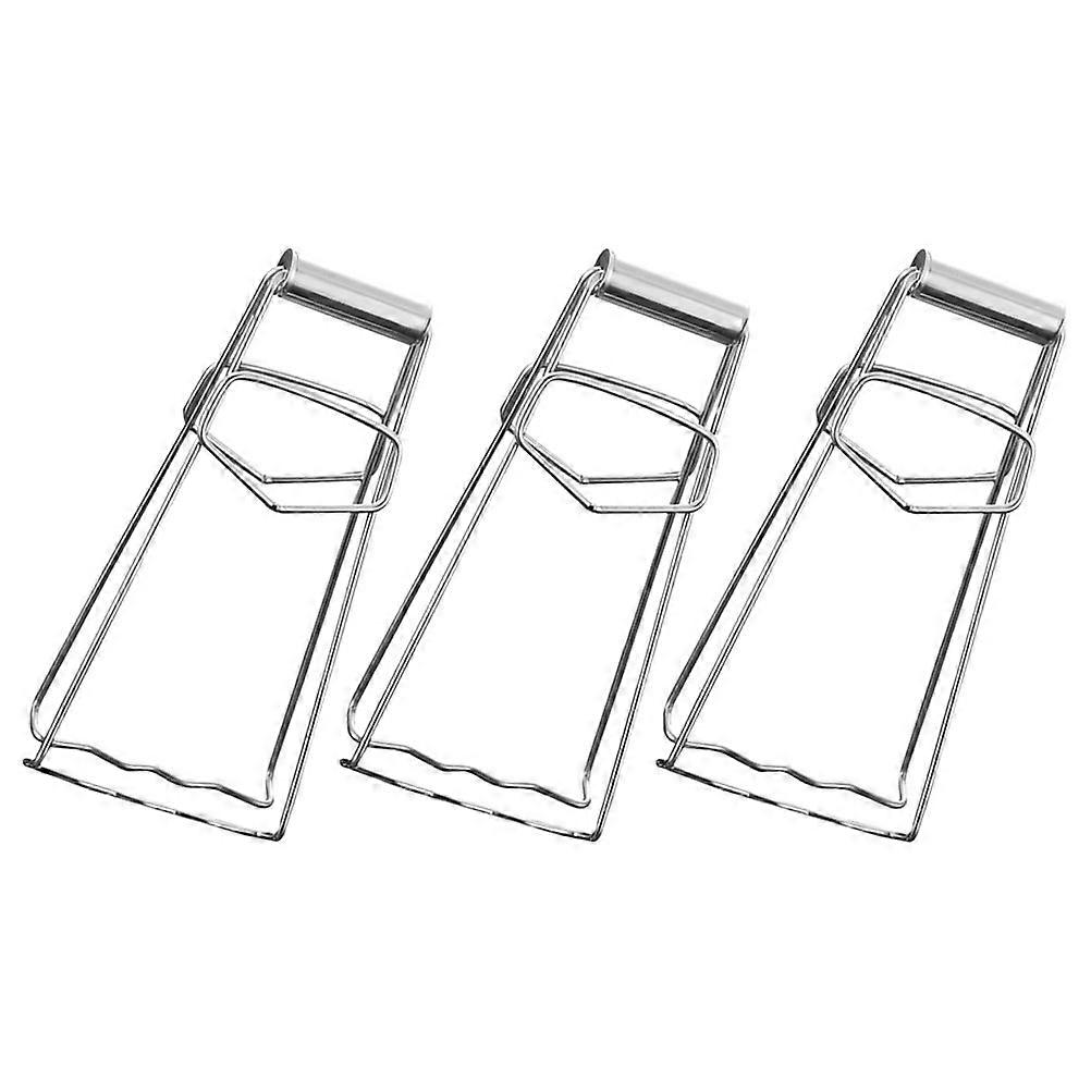Stainless Steel Scald Plate Lifter Set Multi Functional Kitchen Gripper for Hot Dishes with Non Slip Handle for Serving Trays and Pots