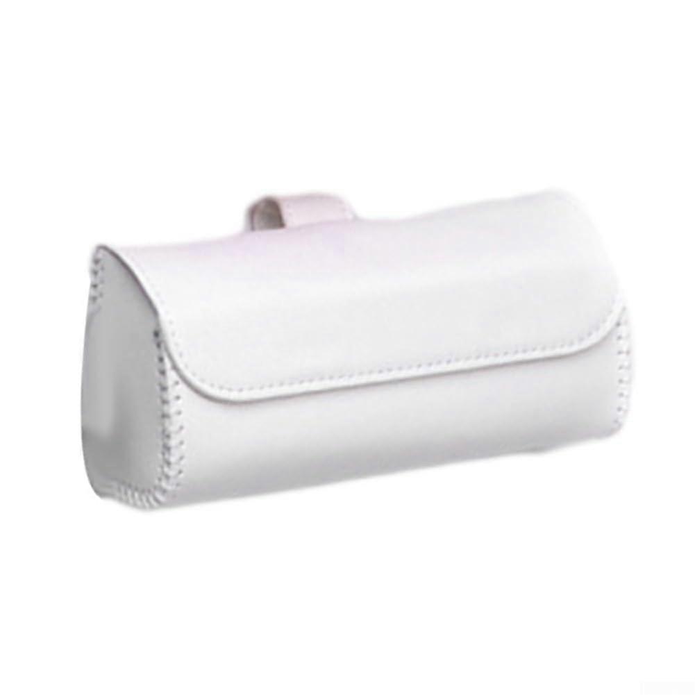 Sunglasses Car Visor Organizer With Easy To Use And Secure Storage White