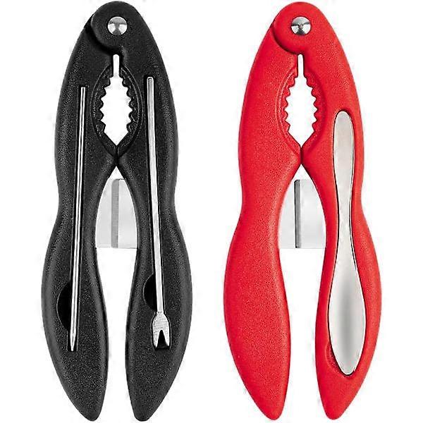 2 pcs Crab Scissors and Tools Multifunctional Crab and Lobster Crackers Efficient Crab Scissors Robust Seafood Crackers and Tools