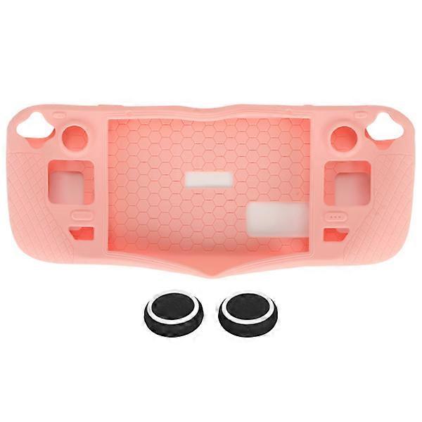 Game Console Case Thickened Shockproof Game Console Silicone Cover for Steam Deck Pink