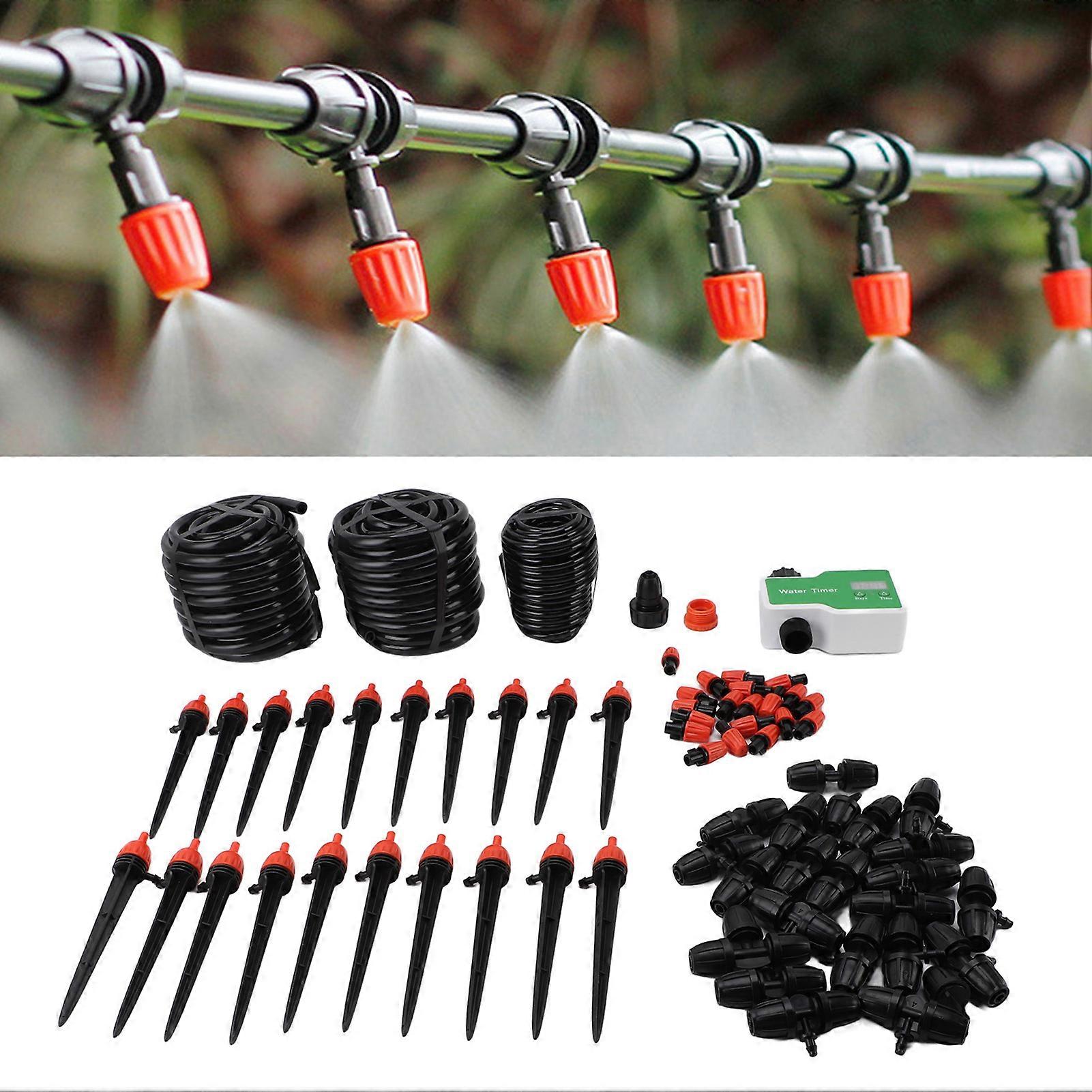 Drip Irrigation System Kit 2.4kg Auto Watering Timer for Garden