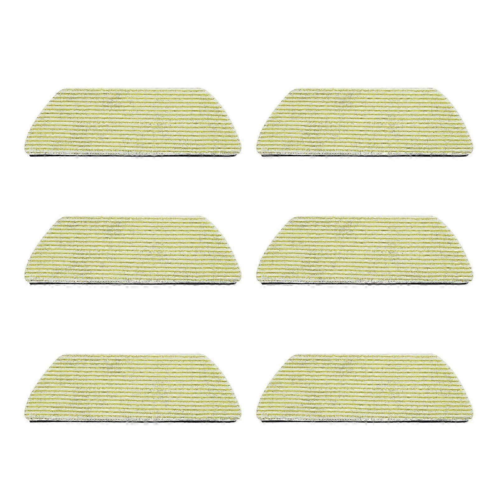 6PCS Fabric Mop Pads Floor Cleaning Robots Reusable Floor Cleaner Pad Washable Mop Cloth Suitable for RV2820 Vacuum Cs