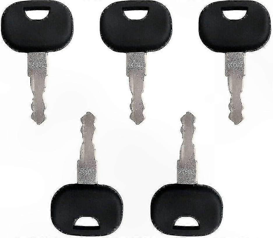 10 Pcs Ignition Keys for Tractors and Heavy Equipment Replacement Key Set Compatible with Excavators Loaders Farm Machinery Universal Fit