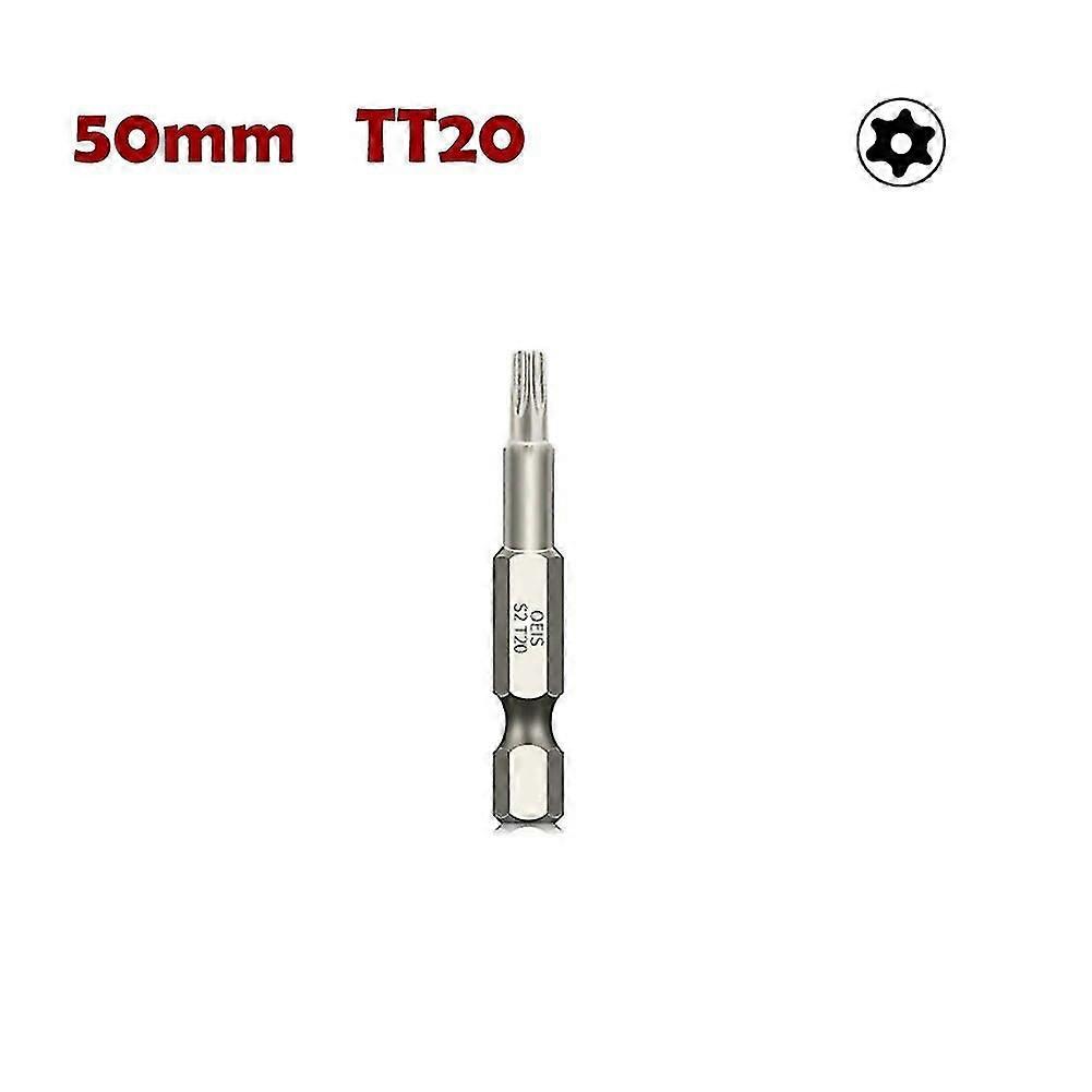 Chave de fenda de alta qualidade forte torção 1/4 polegadas hexadecimal 1pc 50mm / 2 polegadas broca de alta dureza broca prata ~ 2345