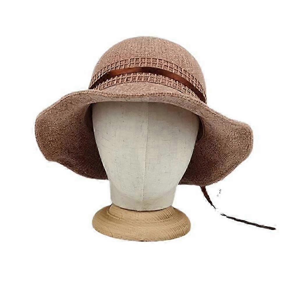 2025 Cork Canvas Block Mannequin Head Wigs Making Glasses Cap Hats Display Rack