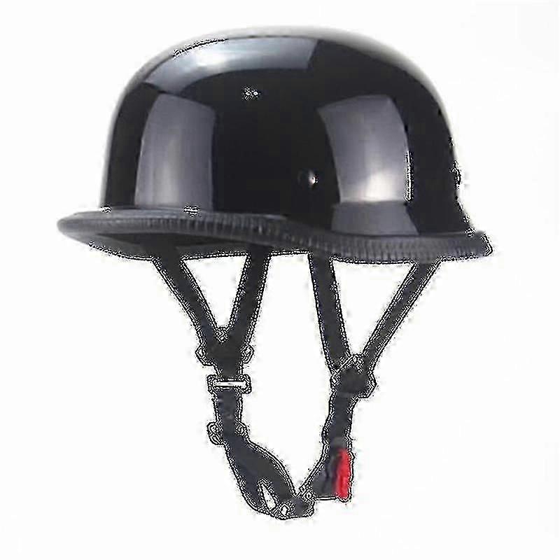 Vintage Motorcycle Cruiser   Half Face German