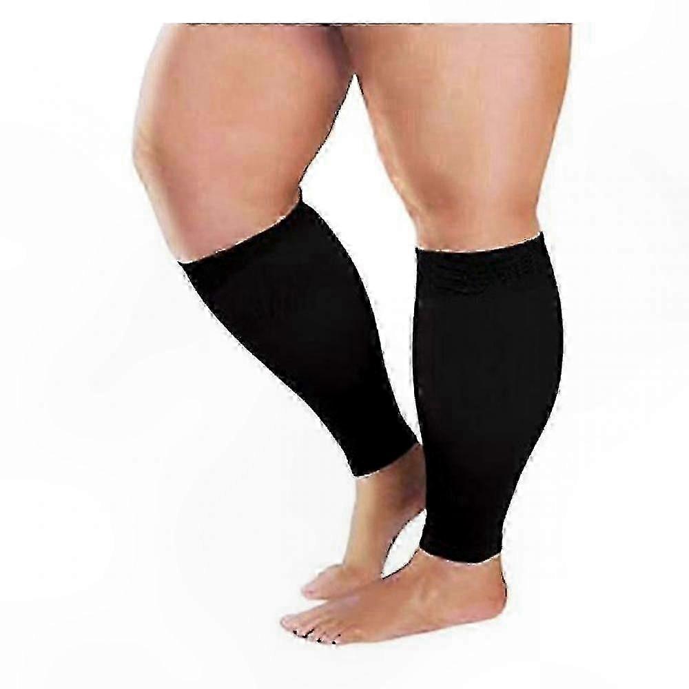 Extra Large Compression Socks for Men and Women, 20-30 mmHg for Improved Circulation and Support Wide Calf Design