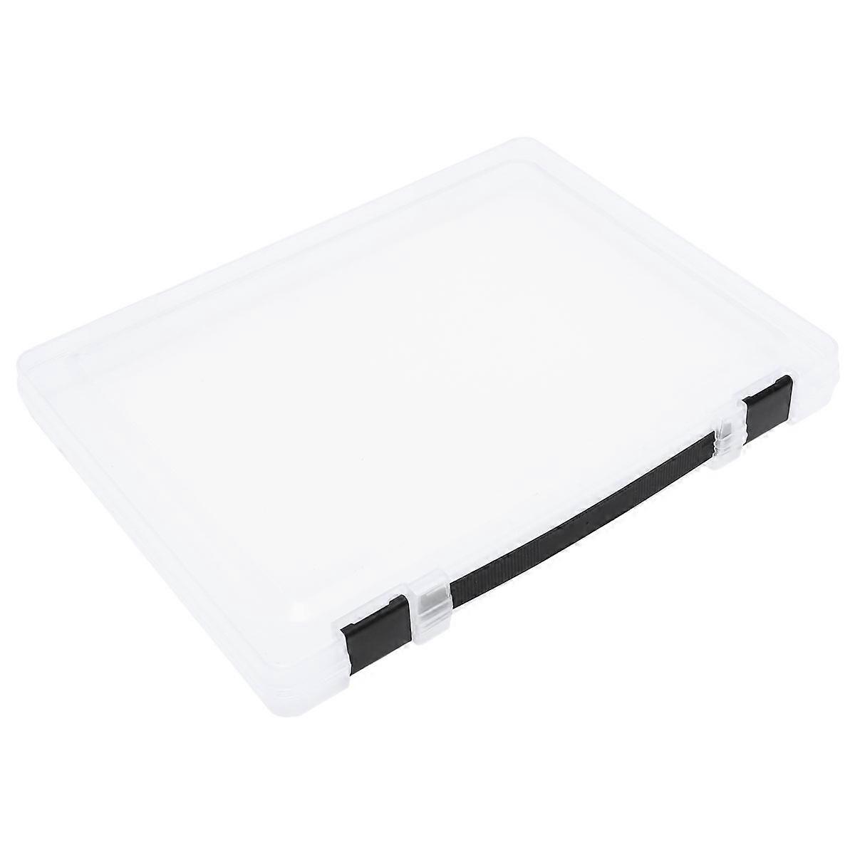 Transparent File Organizer For Professional Users 36X27cm Rectangular Shape Portable 1Pcs