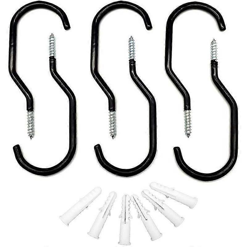6 Pcs Bicycle Storage Hooks Large Bicycle Hooks Hook Set