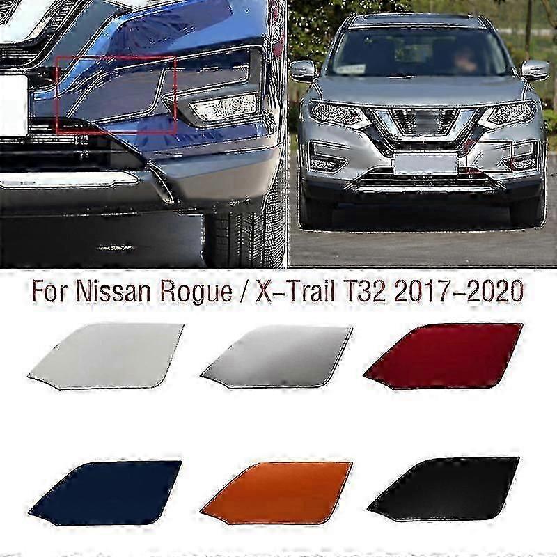 Front bumper cover for Nissan Rogue 2017-2020 with tow hook cap
