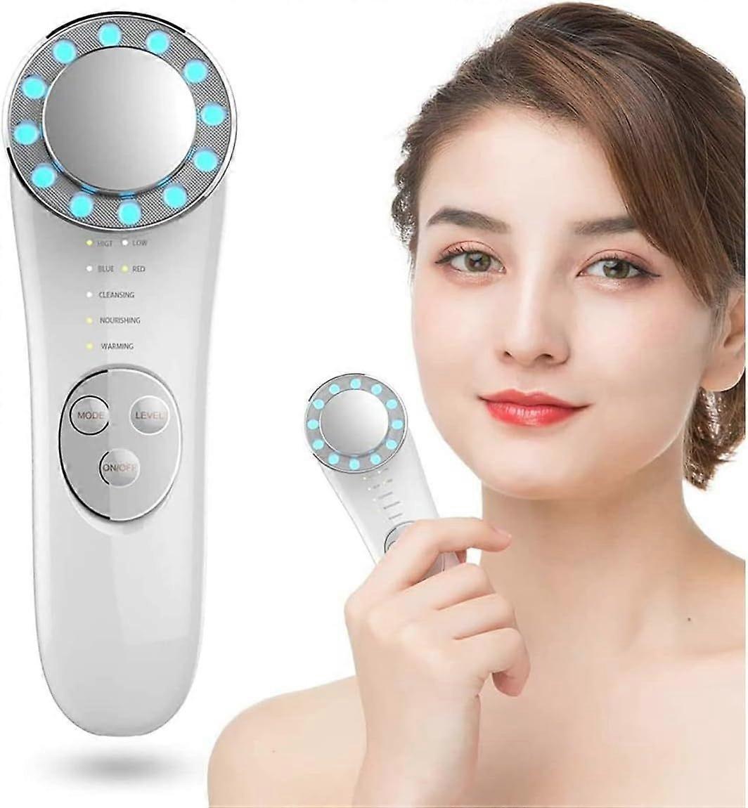 Facial Massager, Skin Care Tools 7 in 1 Face Lifting Machine, Galvanic Facial Machine Face Tightening Machine for Skin High Frequency Facial Machine -