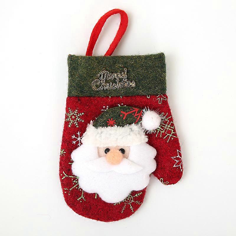 Christmas Decorations Knifes Fork Gloves Bag Holder Home New Year Party Table Dinner Cutlery Christmas Tree Hanging Ornaments