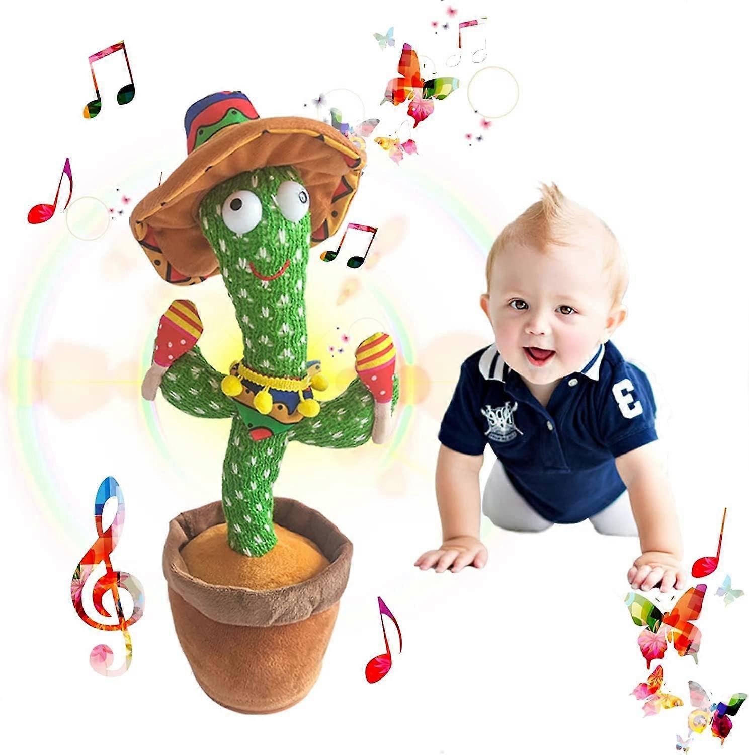 Cactus dansant Cactus parlant Jouet pour enfants, Cadeau de Noël
