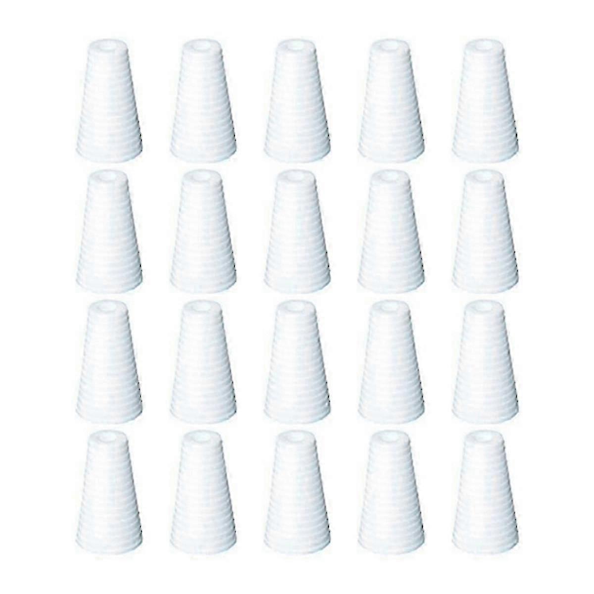 20PCS Blind Pull Cord Knöpfe Weiß Blind Cord Halter Weiße Pull Cord Anhänger Nach unten Ende Fenster Jalousie Pull Cord Anhänger