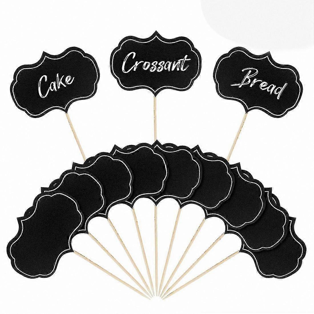 50 Pack Cheese Markers with Food Tags and Toothpick Flags for Charcuterie Boards and Buffet Labels
