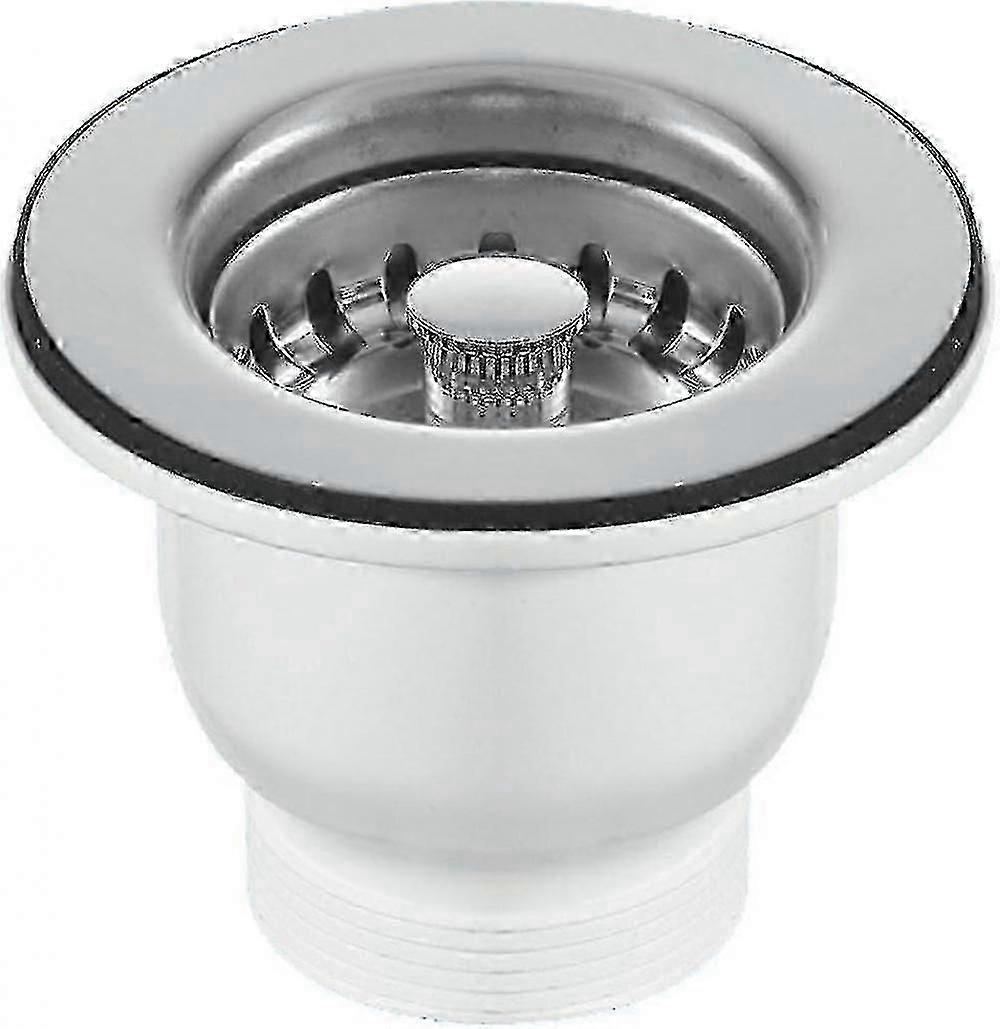 Residuos de colador de cesta de fregadero Belfast cromado de 85 mm - Se adapta a un orificio de 60 mm