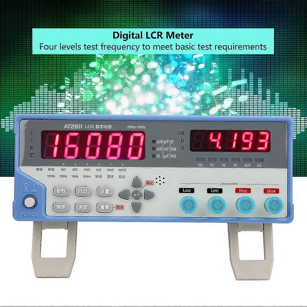 AT2811 Digital LCR Meter Tester, 0.25% Accuracy, 220x85x259mm, US Plug
