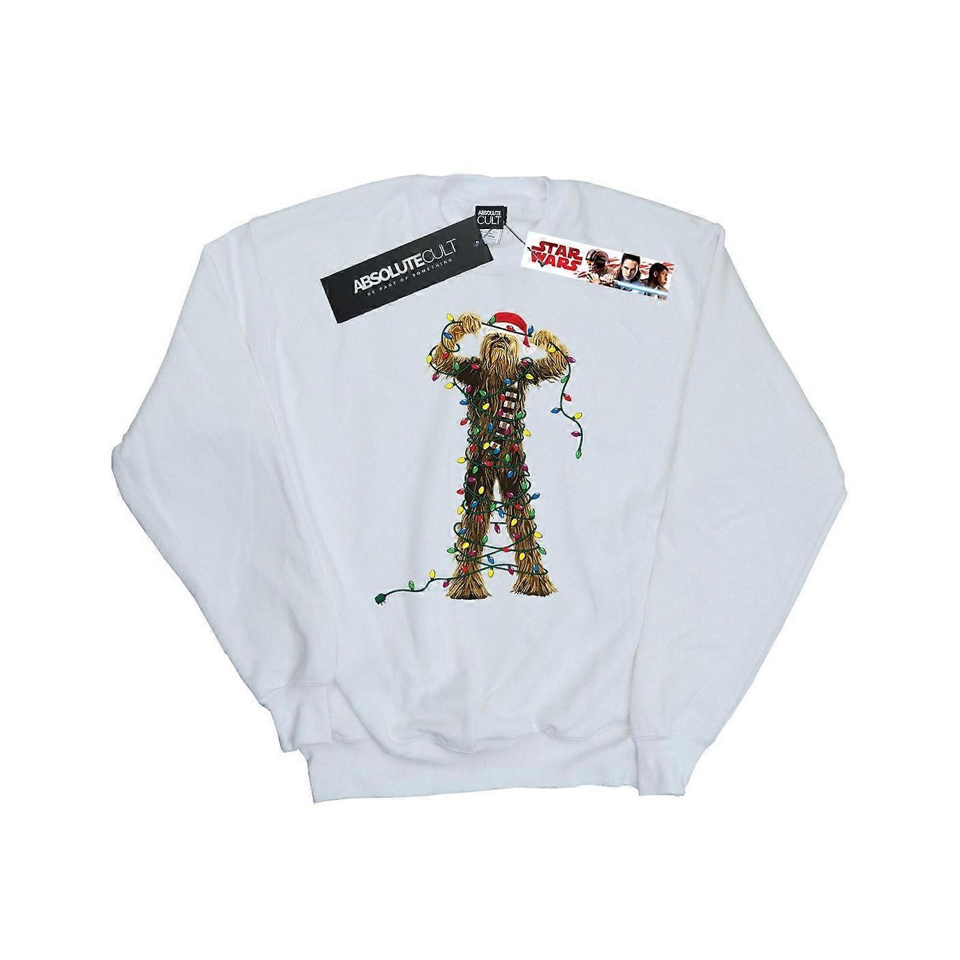 Star Wars Dames/Dames Chewbacca Kerstverlichting Sweatshirt