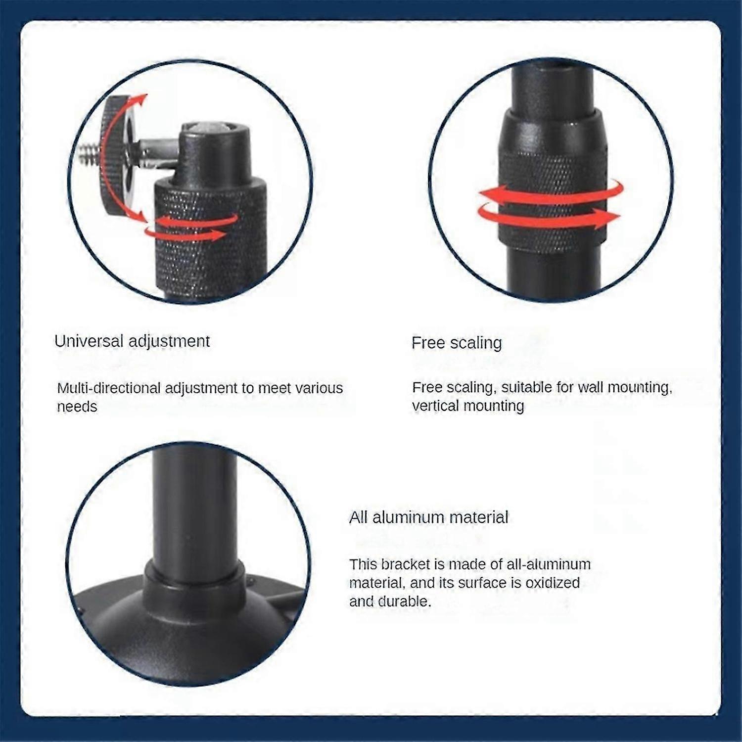 Wall Mount Camera Projector Hanger 360°Rotatable Projector Holder,M6