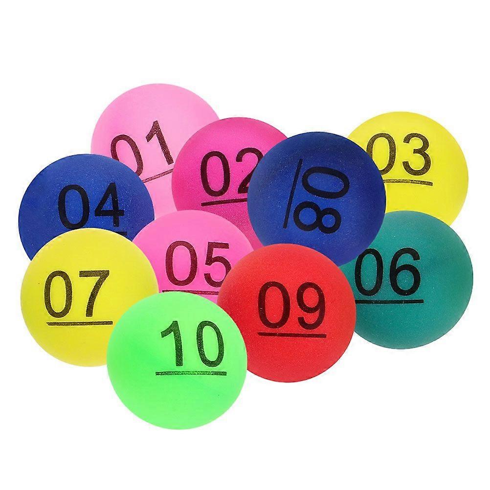 Numbered Balls 1-20 Balls Table Tennis Balls  Numbered Multicolored Balls for Game Activities