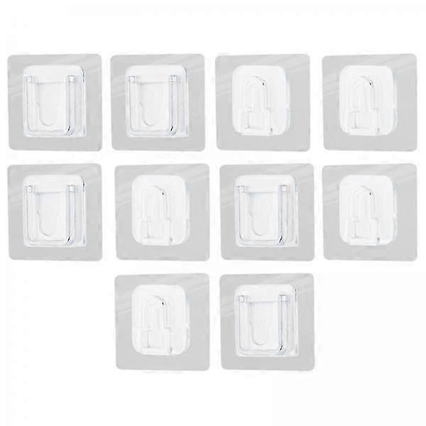 24pack Self Adhesive WallSticking Hooks Reusable OilProof Socket Hook 5 Set