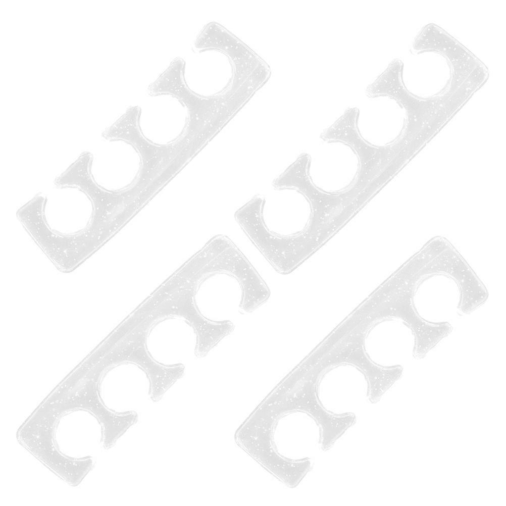 Gel Toe Separators Pedicure for Soft Silicone Use 8Pairs Reusable Dividers