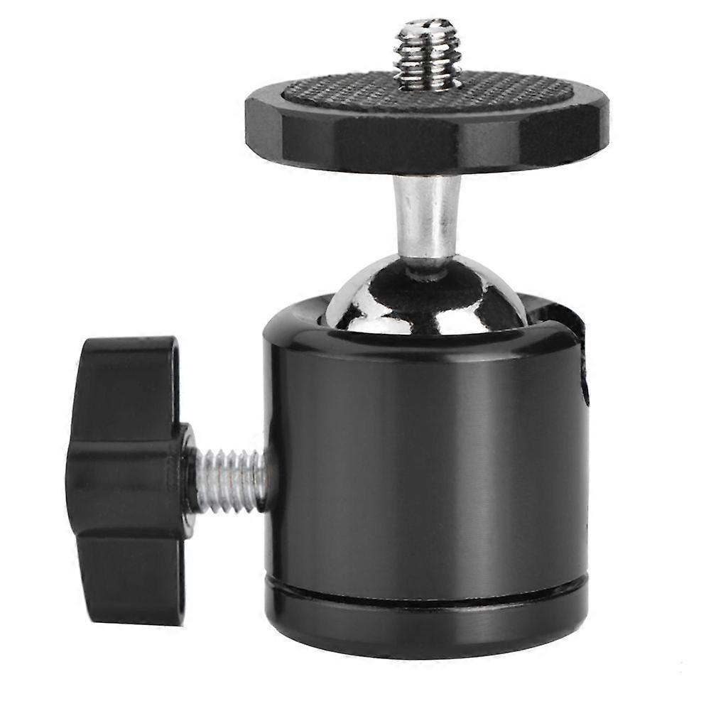 360 Swivel Ball Head 1/4" Screw Mount for DSLR Camera Tripod Ballhead Stand Tripod Heads(Black)