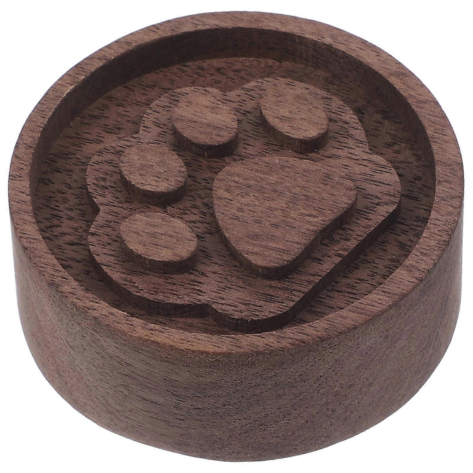 Round Wooden Diffuser Essential Oil Diffuser for Car 3Pcs Set