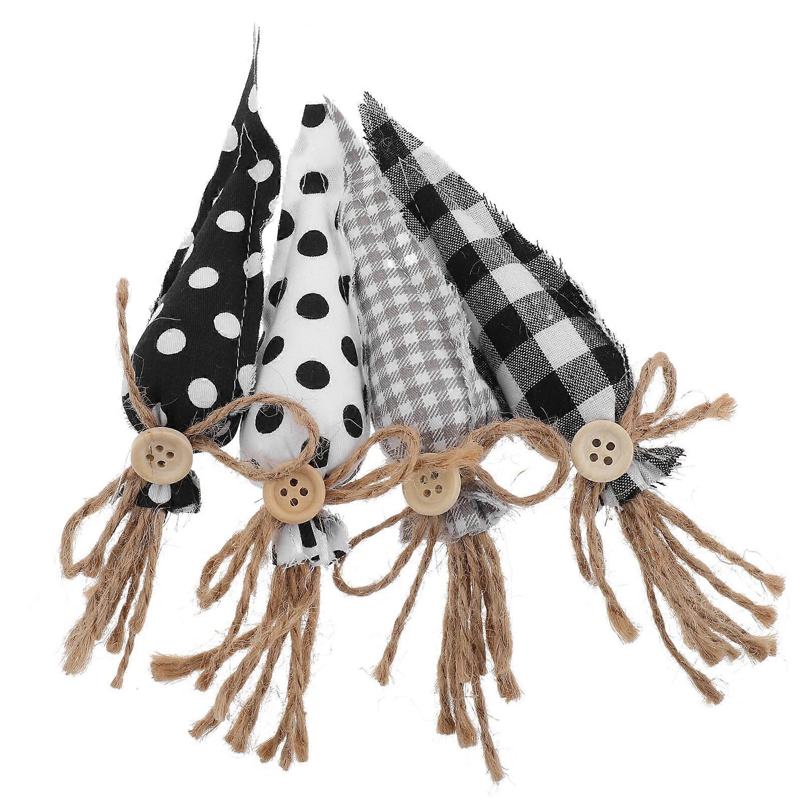 Small Artificial Fabric Carrot Ornaments for Easter Decor 8Pcs Pack