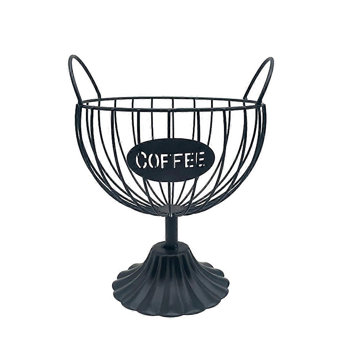 Coffee Pod Holder for Cups, Coffee Capsule Holder Black