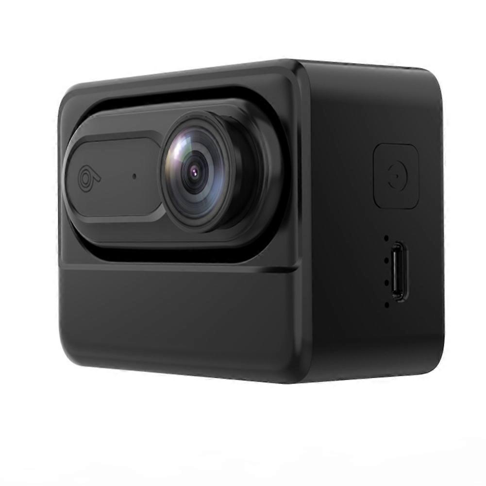 Mini Sports Camera 360°Rotatable Wifi Body Sports Anti-Shake Waterproof Case Camera for Traveling Bi