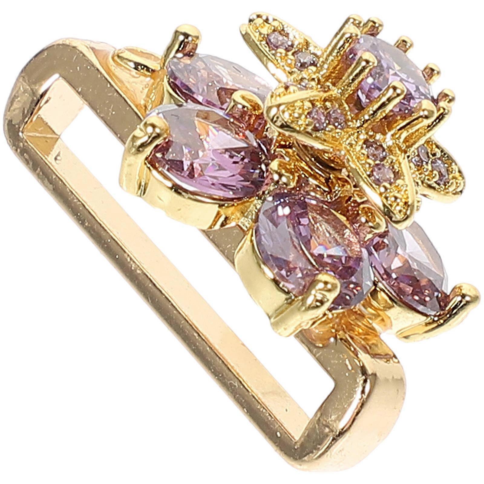 Decorative Silicone Watch Loop for Decoration with Alloy Rhinestone