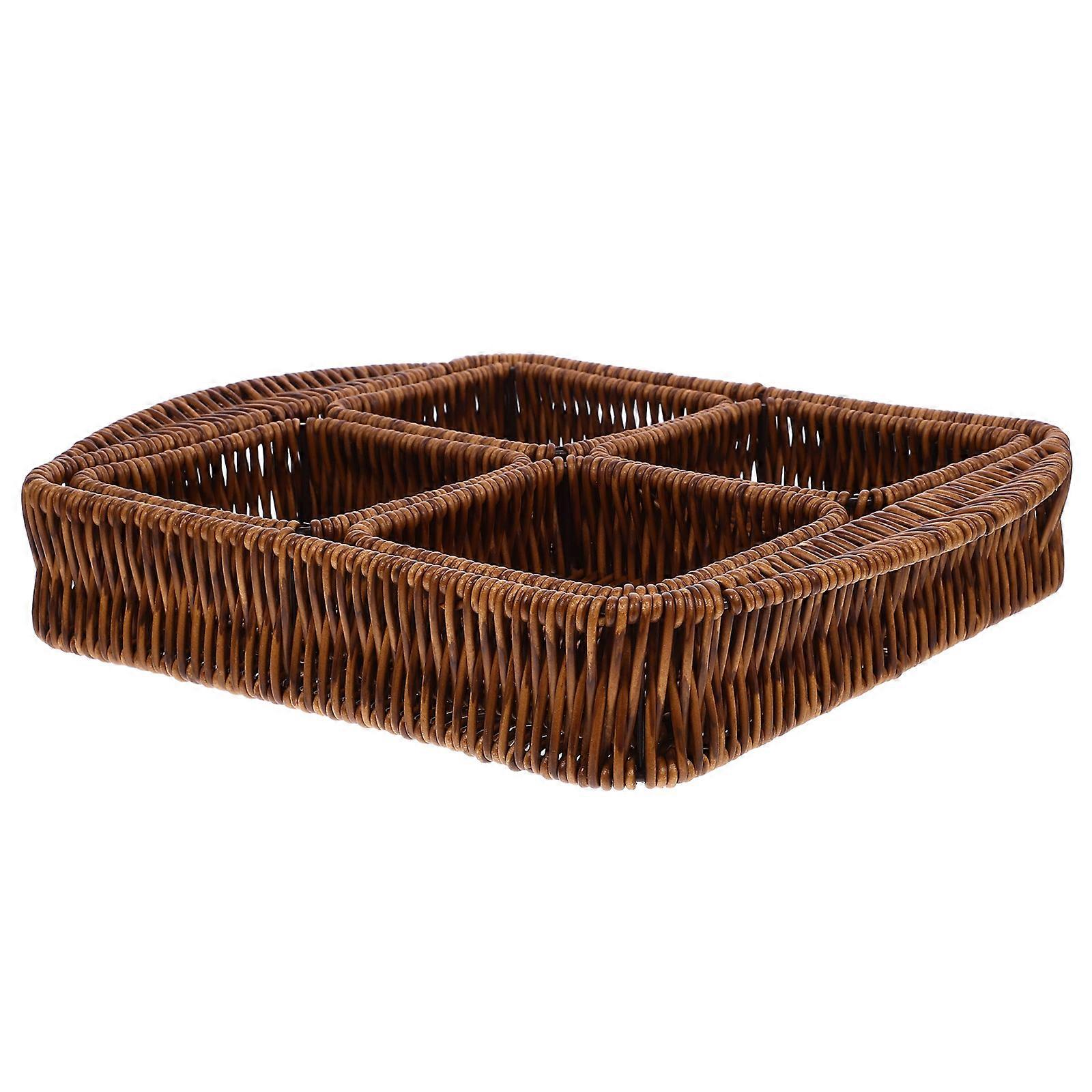 Simple Snack Suitable For Guests Leisure Time Coffee Color 1 Set