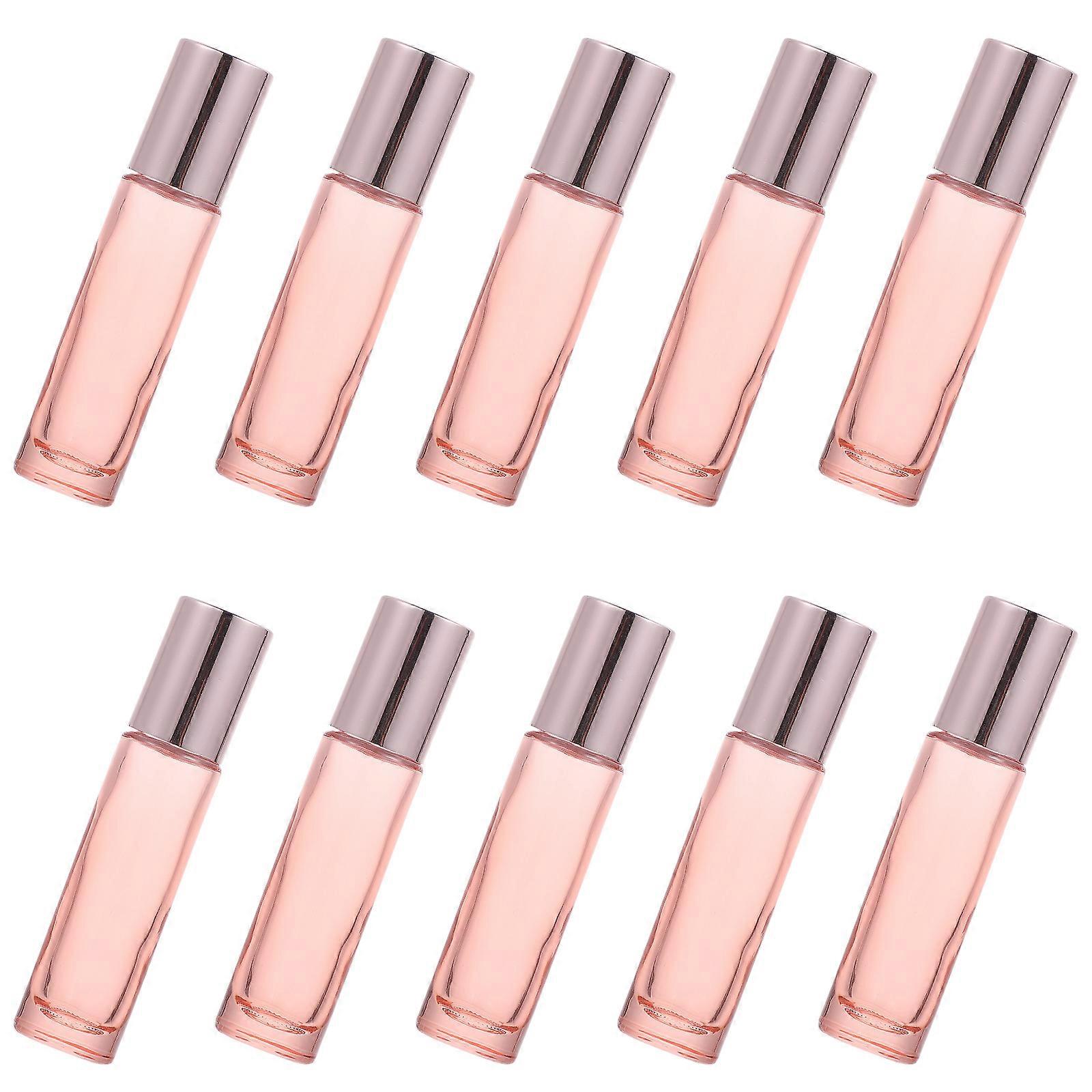Portable Roller Bottles Essential Oil for Storage Use 10Pcs Glass Bottles