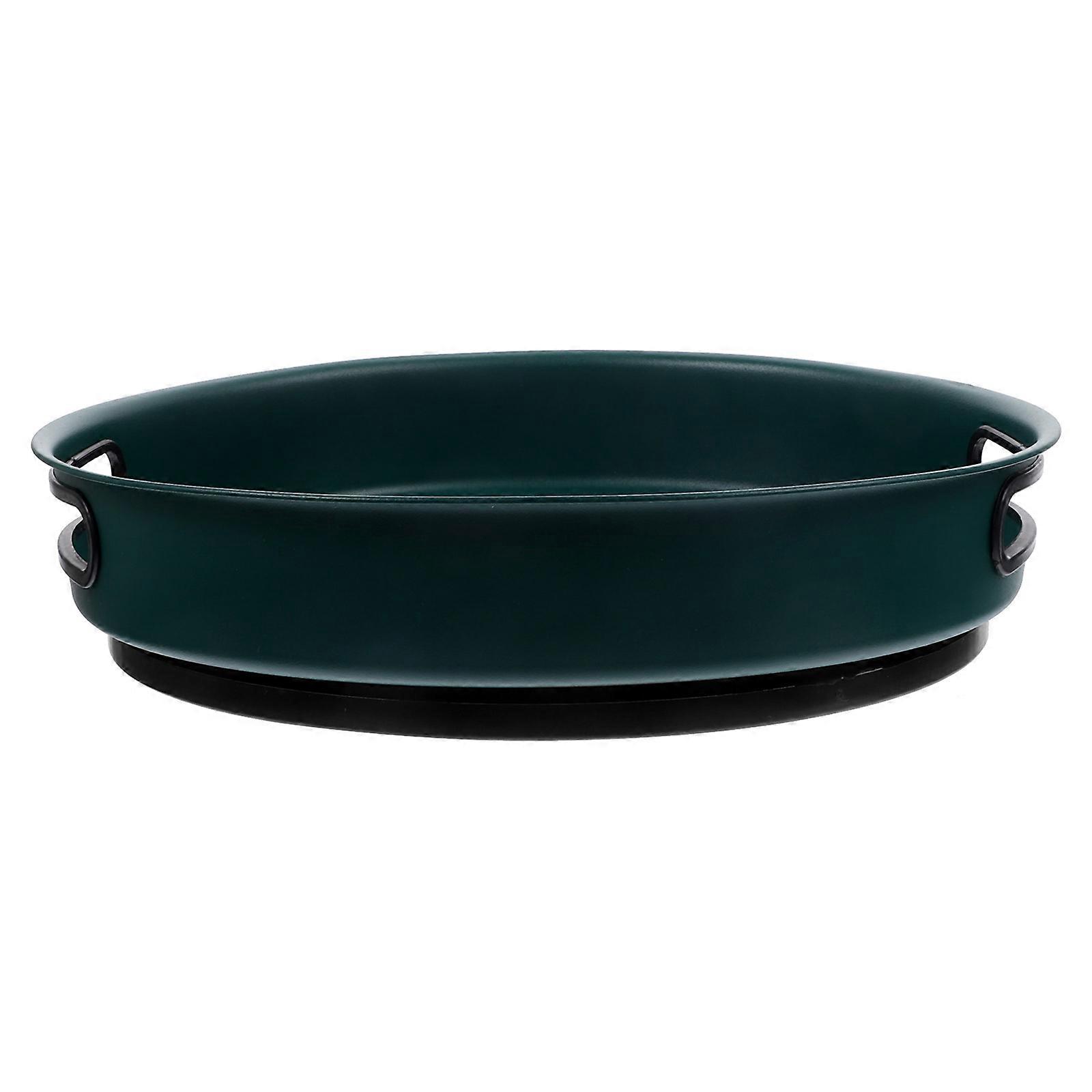 Rotating Spice Stand Kitchen Countertop Storage Organizer Round Green Spice Bottle Holder 1Pack