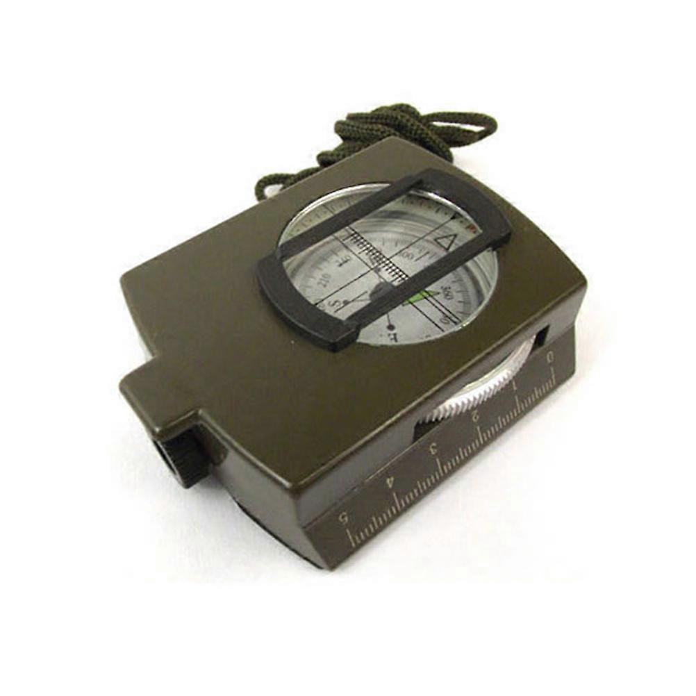 2Pcs Outdoor Travel Compass Pocket Folding Design For Fishers With Azimuth Measurement Capability In Dark Green