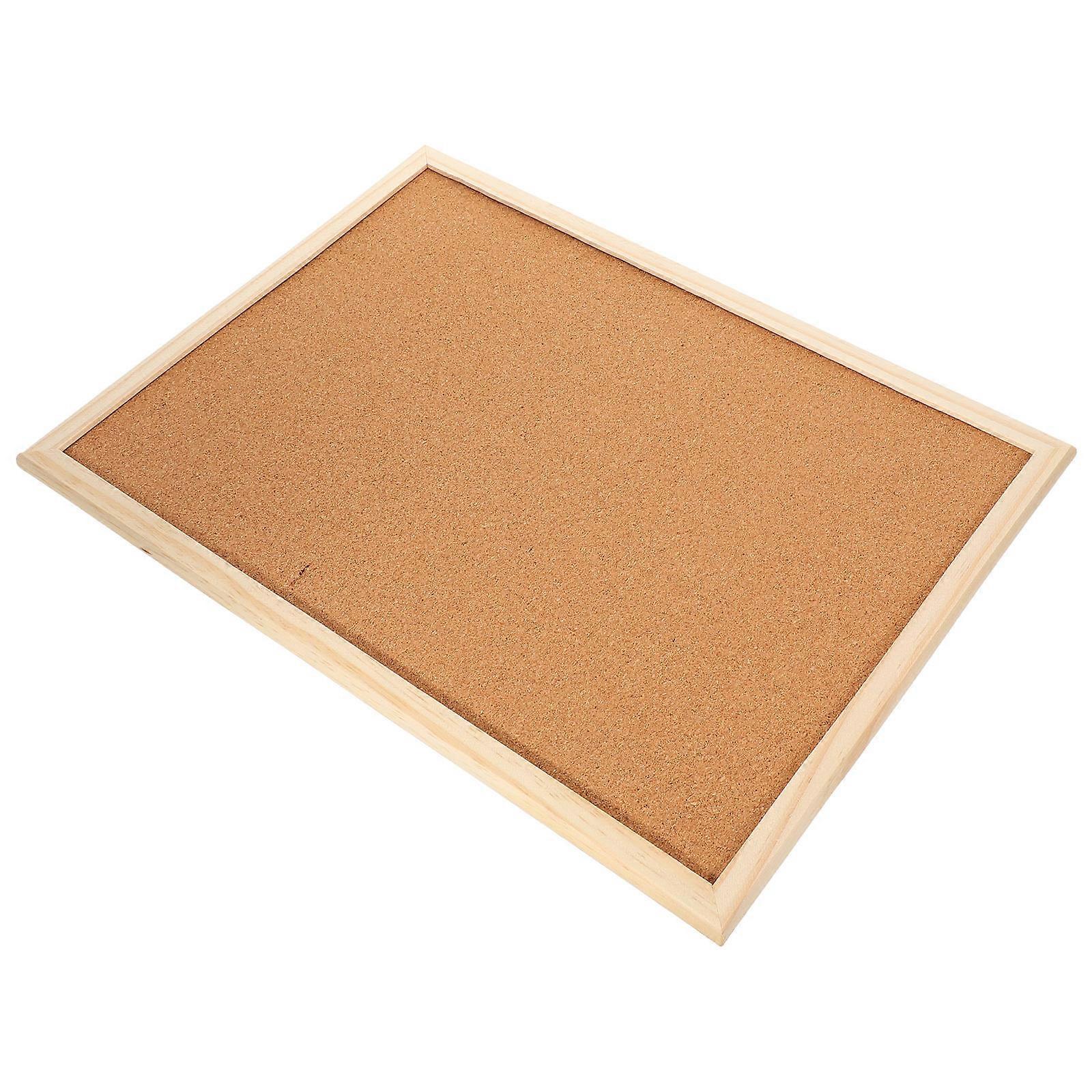 Small Cork Board Display Bulletin Board Wood Office Memo 5Sets