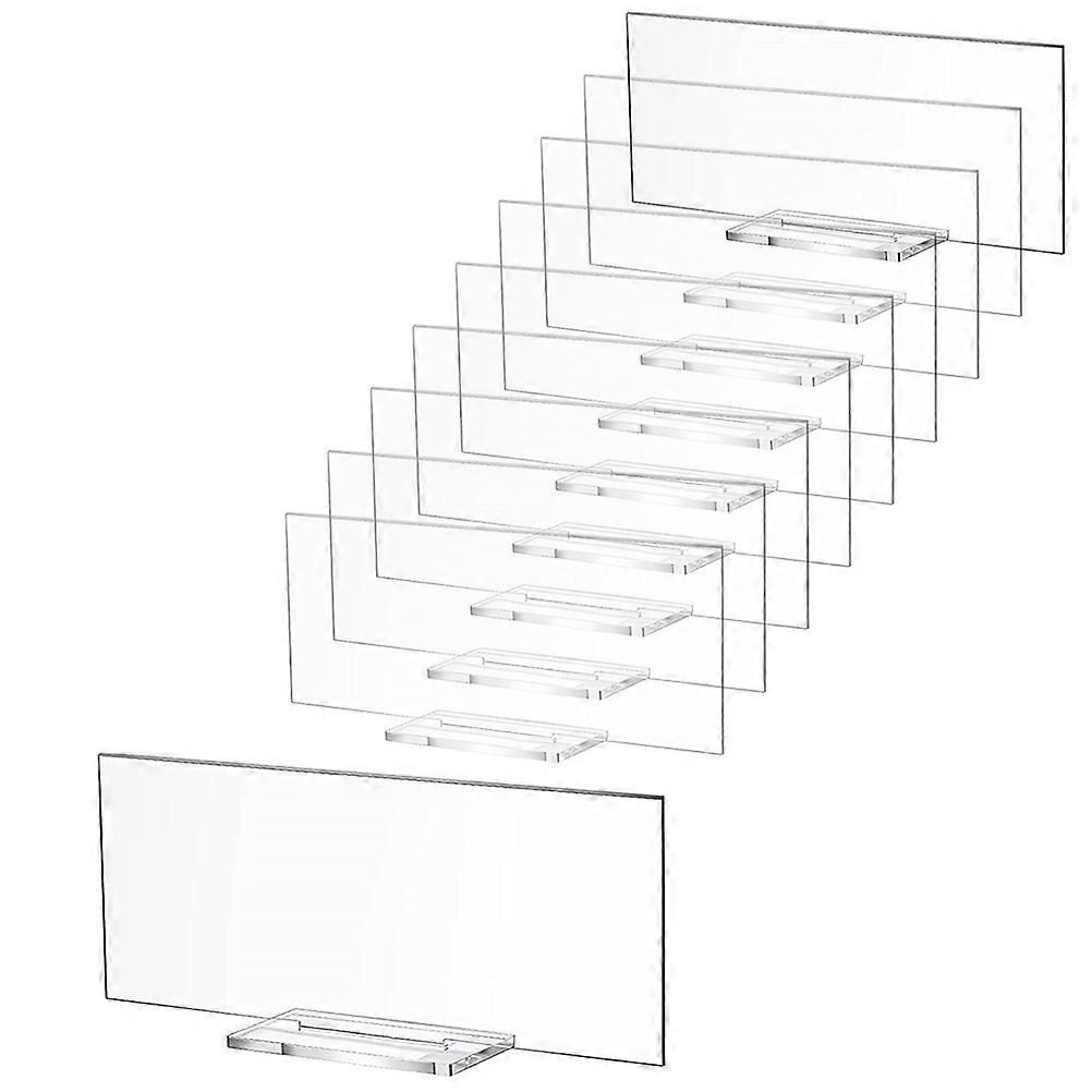 DIY Name Cards 40 Pcs Transparent Acrylic Sign Square Layout Table Event Decor Location Card Display Wedding Banquet