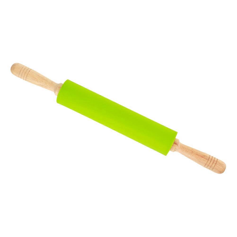 Rolling Pin For Cooking Pastry Making Green Non-stick 1Pack