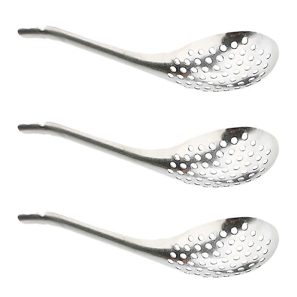Spherification Spoon Stainless Steel Strainer Spoons for Kitchen 2Sets