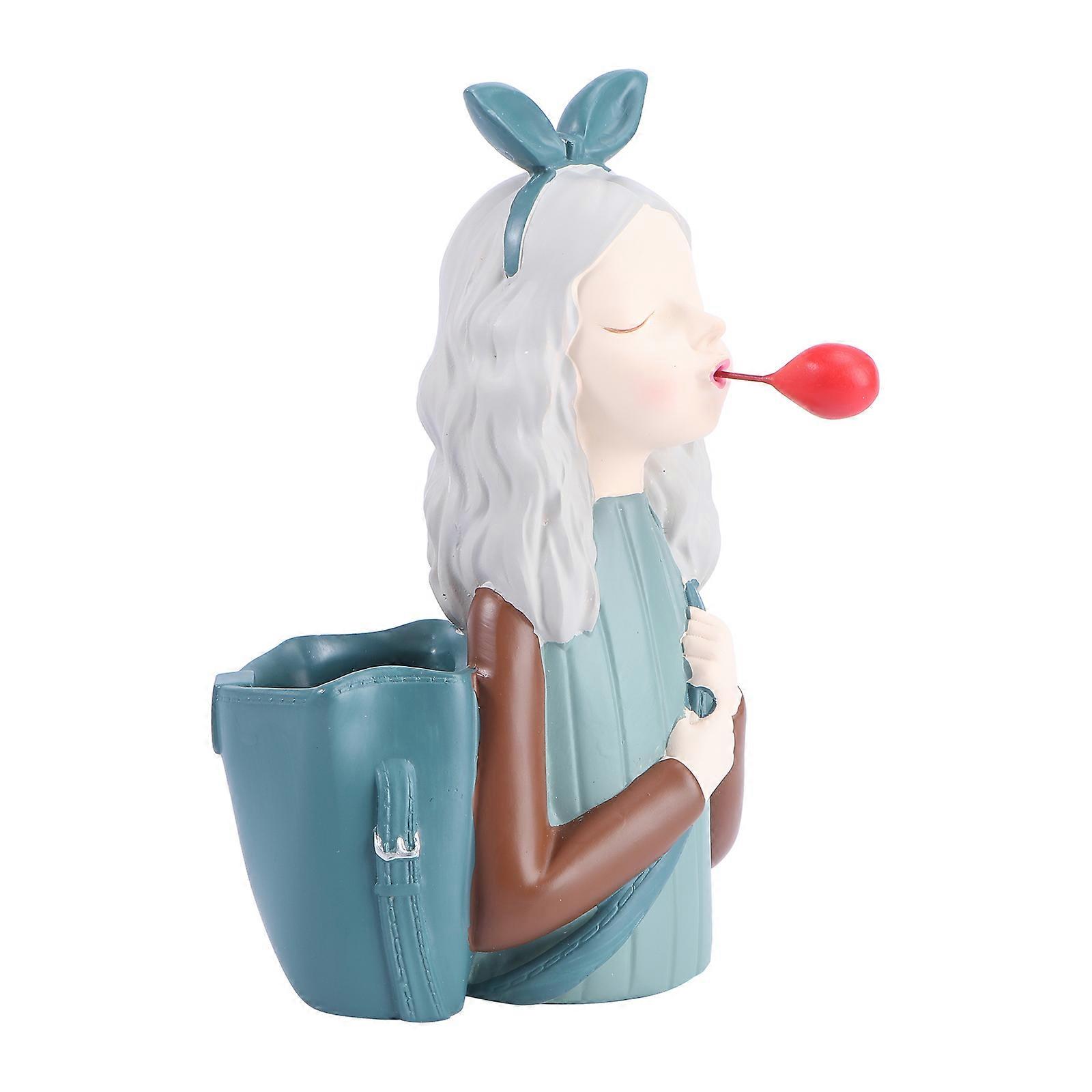 Desktop Organizer Lovely Pen Storage Bucket for Storage 2Pcs