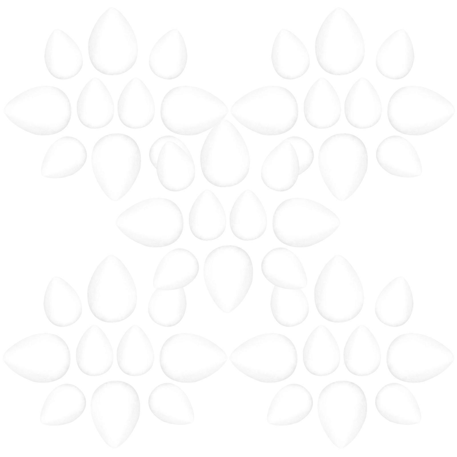 Decoration 500 Pcs Foam Balls White Drop Shape Ideal For Children Activities DIY Crafts Fun And Creative Projects