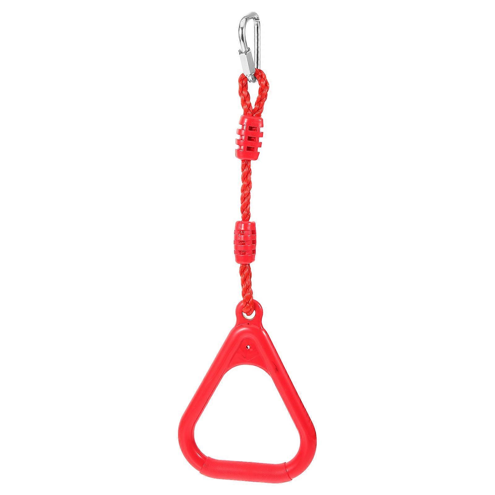 Exercise Rings Plastic Children's Swing Ring for Gymnastic Use 2Pcs