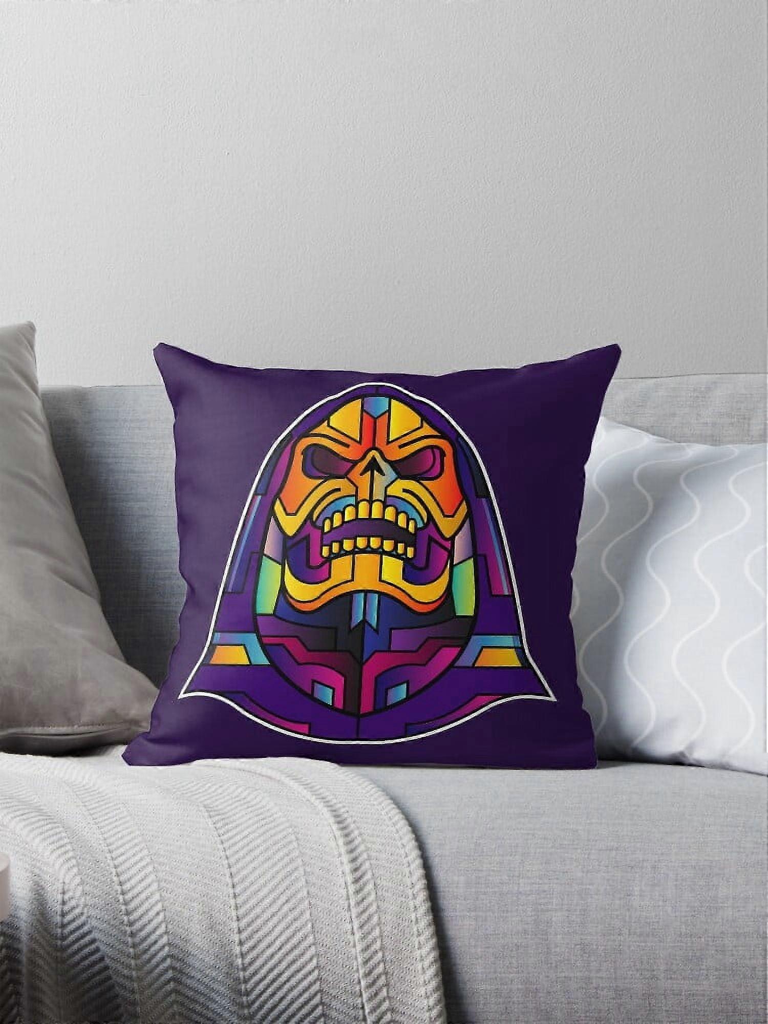 Capas de almofada AIVO Skeletor, capas de almofada para sofá, polegadas, dois lados
