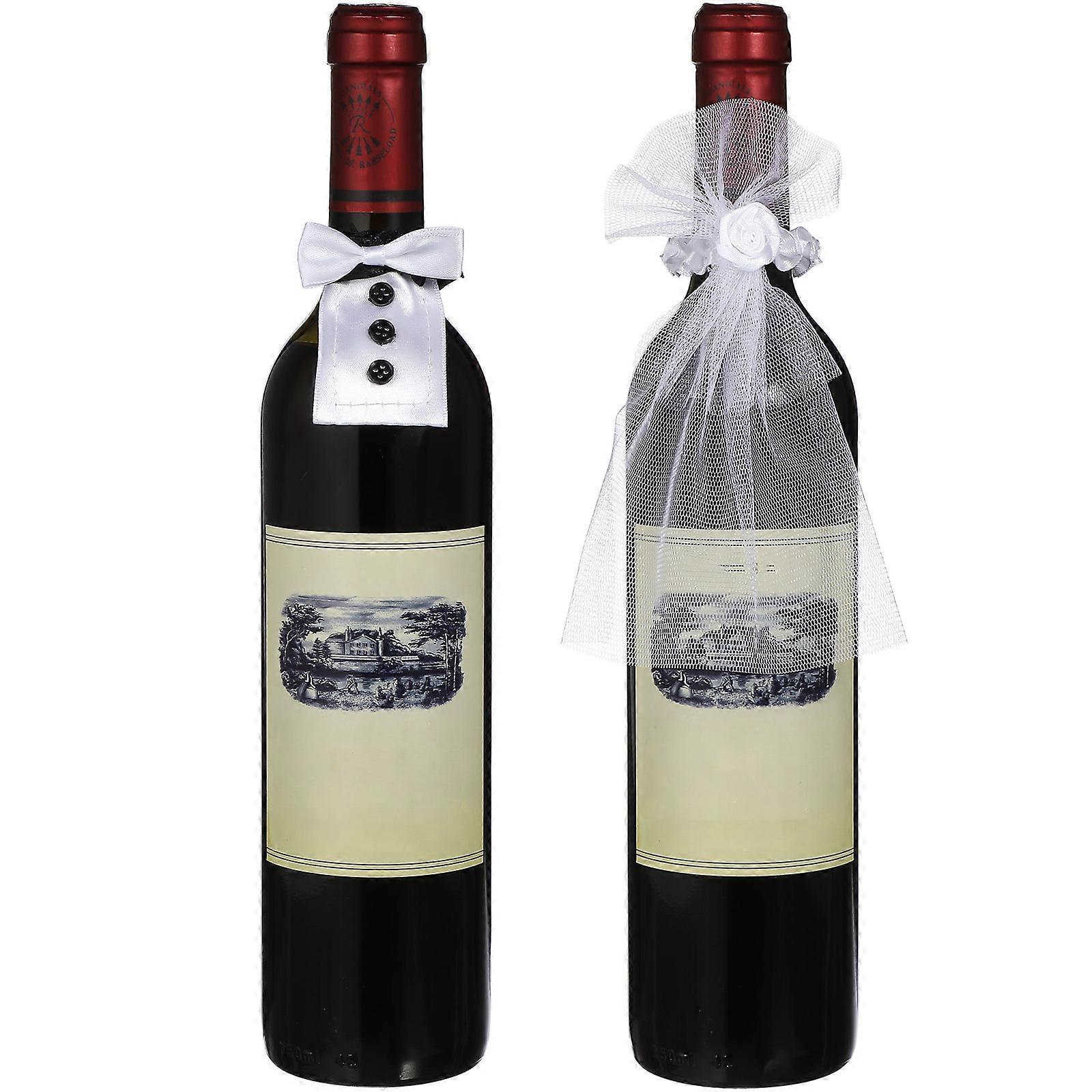 Wedding Suit for Decor Use 4Pairs Cloth Covers Set