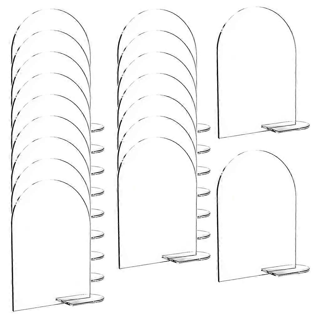 Acrylic Number Signs for Wedding Seating 40Pcs Transparent Table Numbers