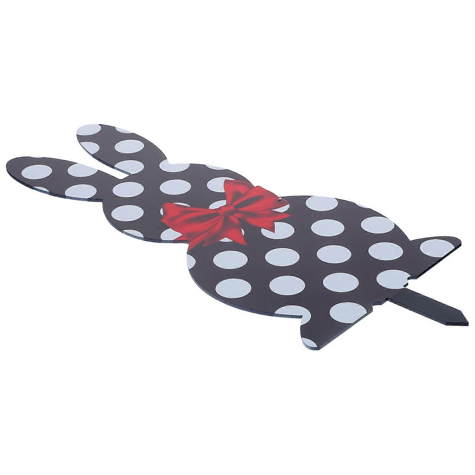 Colorful Bunny Garden Decoration Ideal For Spring Decorations With Stake Insertion Function 1Pcs